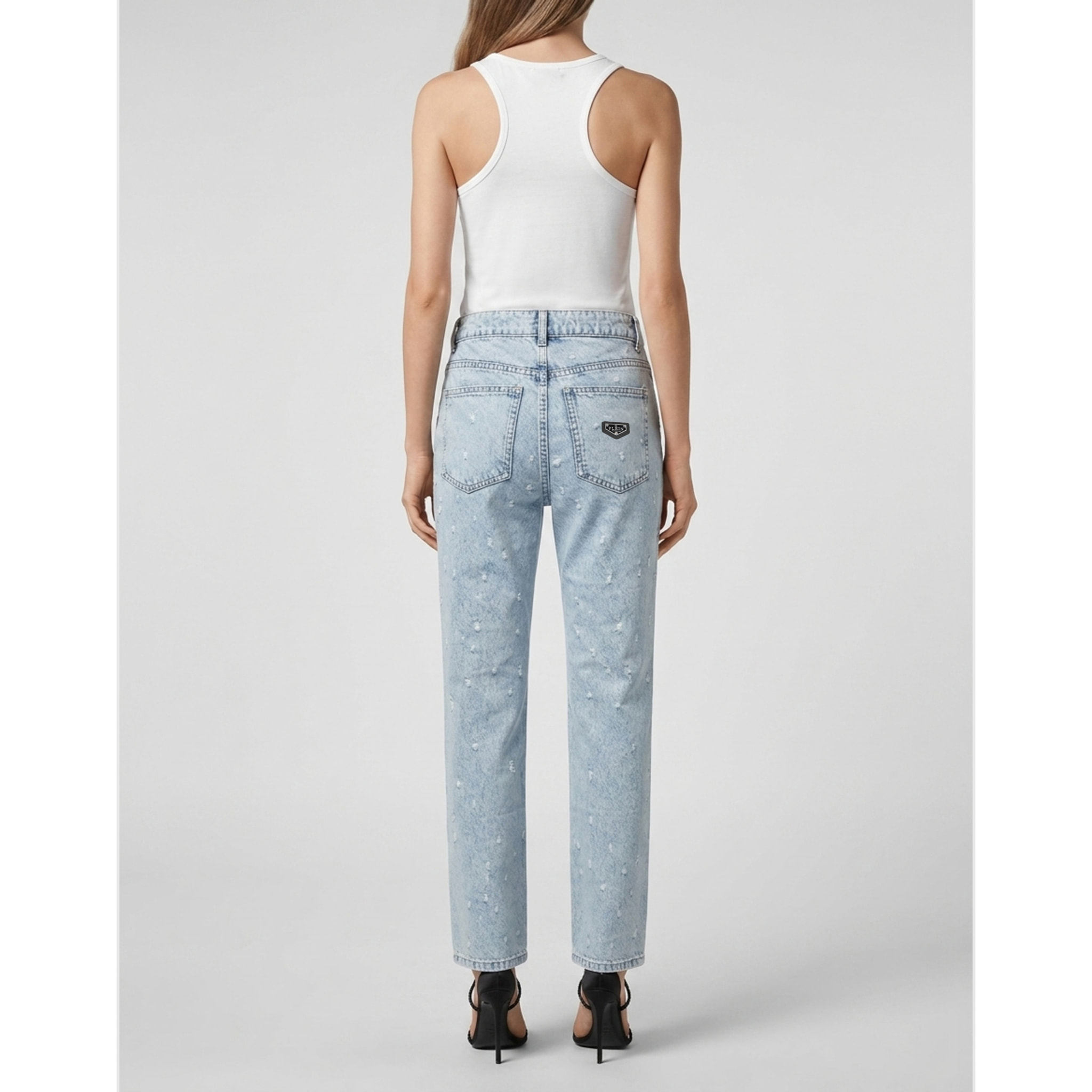 PHILIPP PLEIN Jeans dal taglio dritto