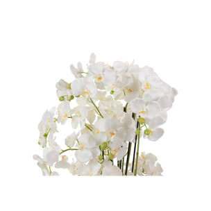 Orquidea Poliester Blanca Con Maceta 70x70x155 Cm