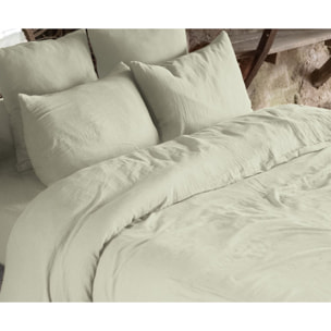 Housse De Couette 100% gaze De Coton Lie De Vin