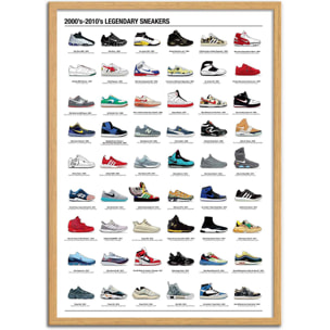 Affiche - 2000's-2010's Legendary Sneakers - Olivier Bourdereau