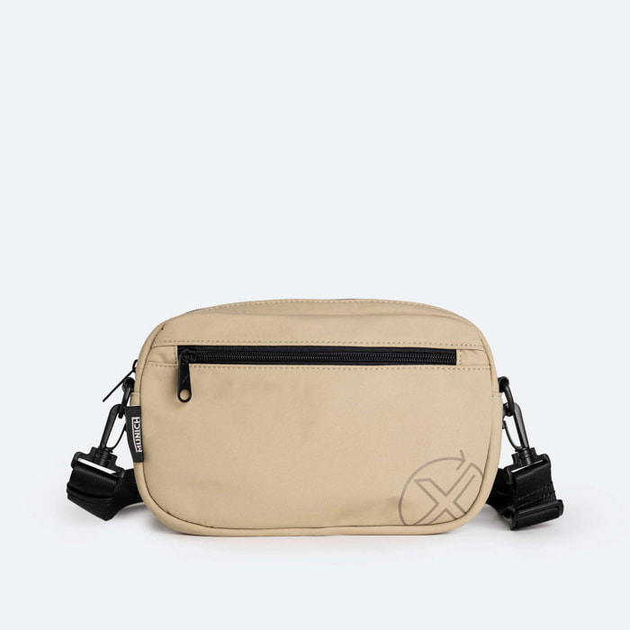 RECYCLED X CROSSBODY SAND