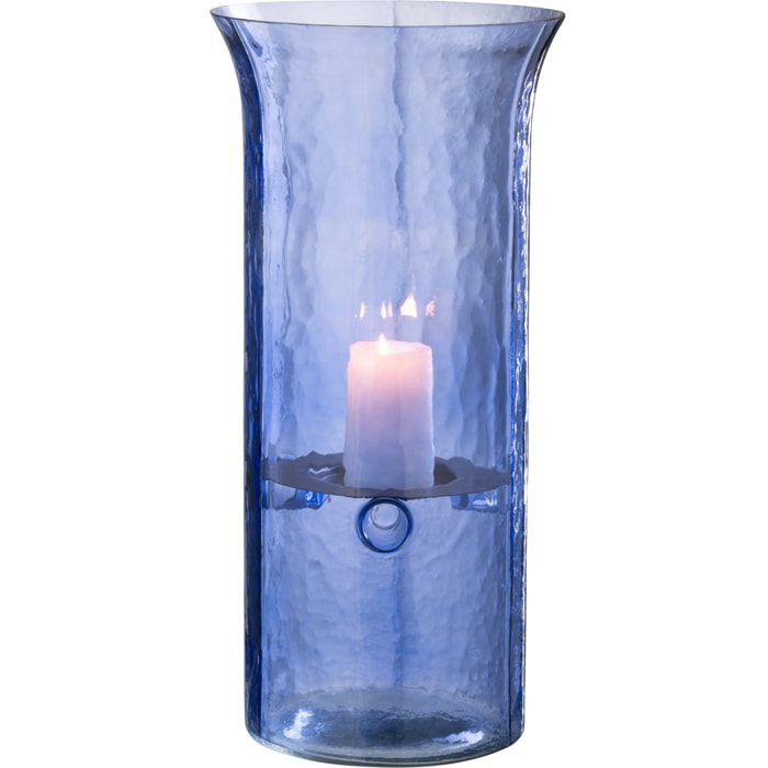 J-Line photophore Tarifa Smal - verre - bleu - extra large