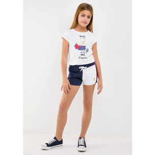 Conguitos - T-shirt casual a maniche corte stampata