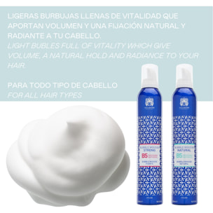 Valquer Bubble mousse natural Espuma capilar - 300 ml