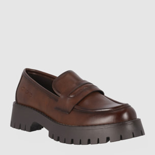 Zapatos - Marron - Tacón: 5 cm