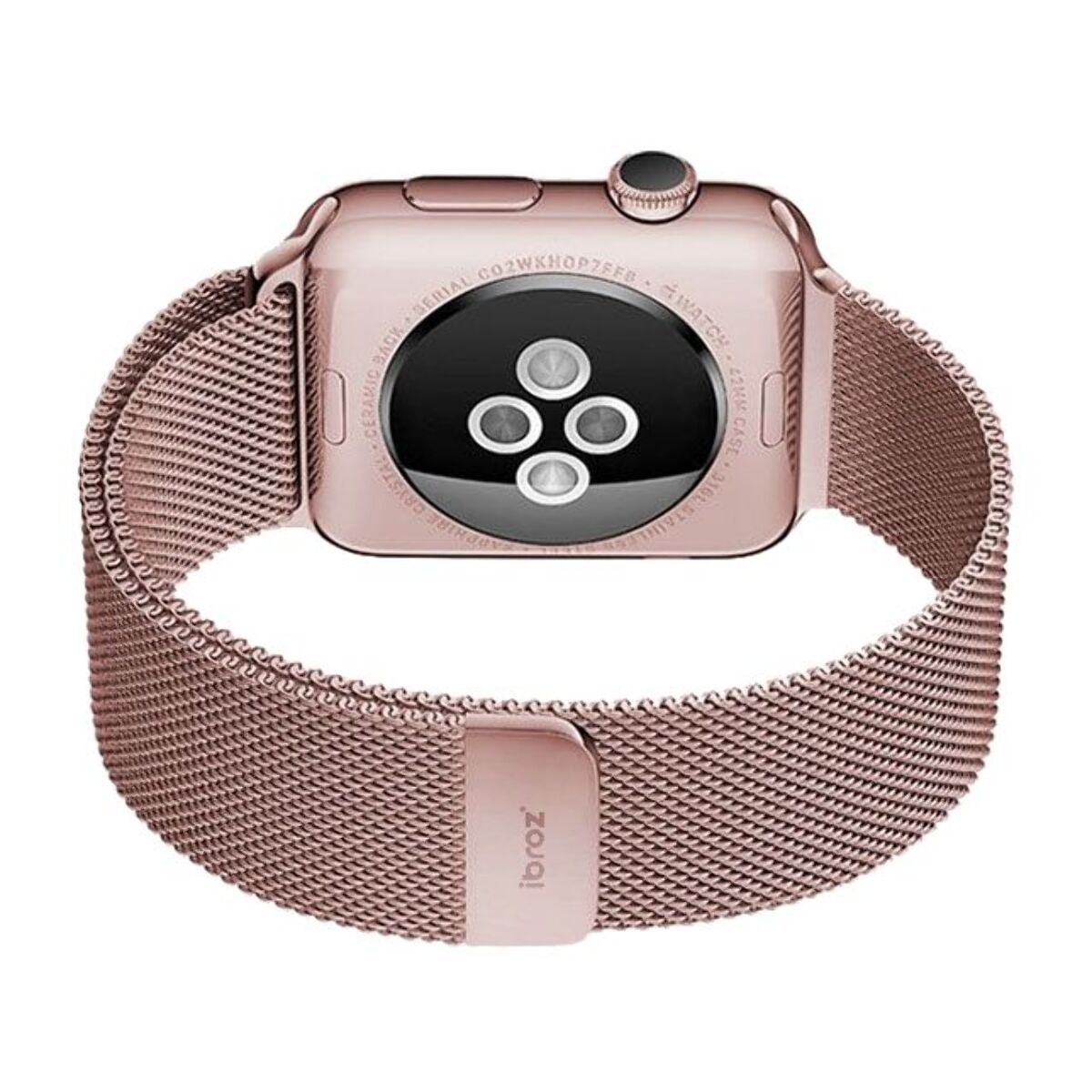 Bracelet IBROZ Apple Watch 38/40/41mm Maille rose gold