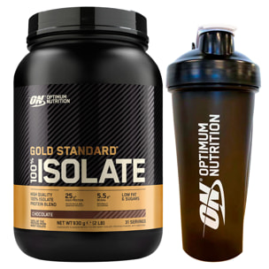 100% Gold Standard Isolate Proteine Whey in Polvere con BCAA Cioccolato 930g 31 Porzioni + Shaker