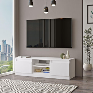 Mueble Silva Tv 2 Puertas Con Estantes