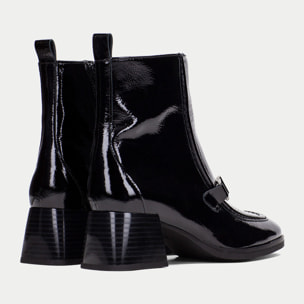 Botin Milan Negro 5 cm