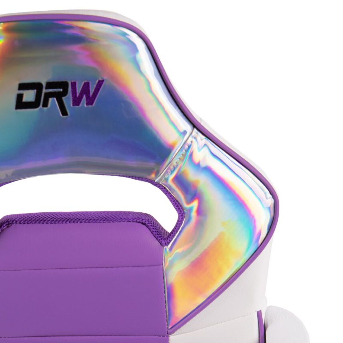 Silla gaming DRW Iris - Blanco - Morado DRW