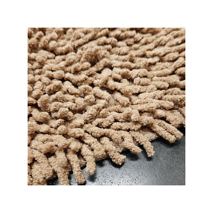 Tapis de salle de bain rectangulaire 40 x 60 cm en coton chenille - SHAGGY