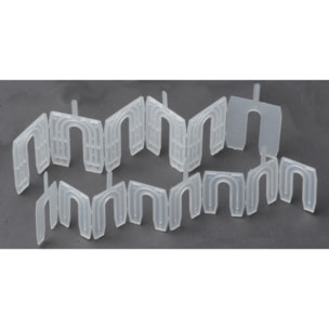 Cale fourchette 701 PRUNIER SAS - Neutre - 30x40 mm pour vis de Ø7 mm - Boite 1000 - SCJP701