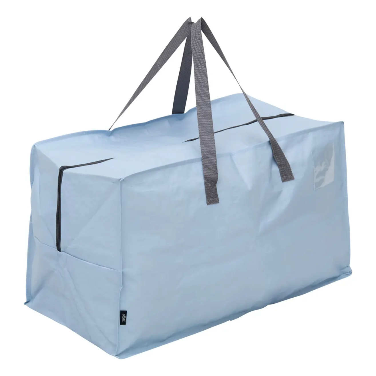 Sac de course avec fermeture zip 99L bleu