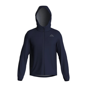 Kappa - Chaquetas Hombre Mujer Azul - Logo Olymel