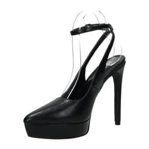 Décolleté sling back Donna Tata Italia Nero