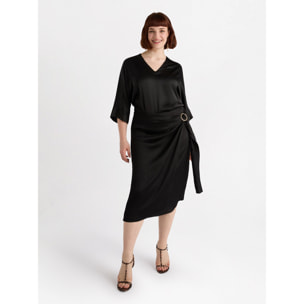 Fiorella Rubino - Blusa de raso - Negro