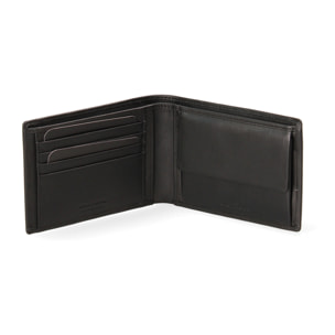Portafoglio da uomo In Vera pelle Made in Italy 11,5x9,75x2,7 cm