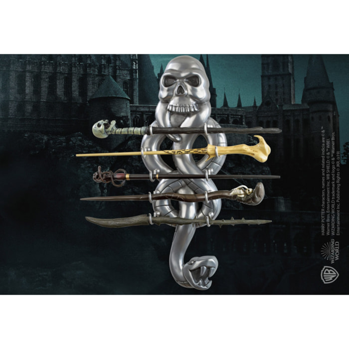 Harry Potter Porta Bacchetta a 5 Posti Con Il Marchio Nero Noble Collection