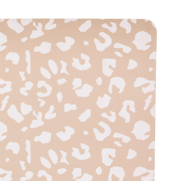Set de table léopard antidérapant - Rose