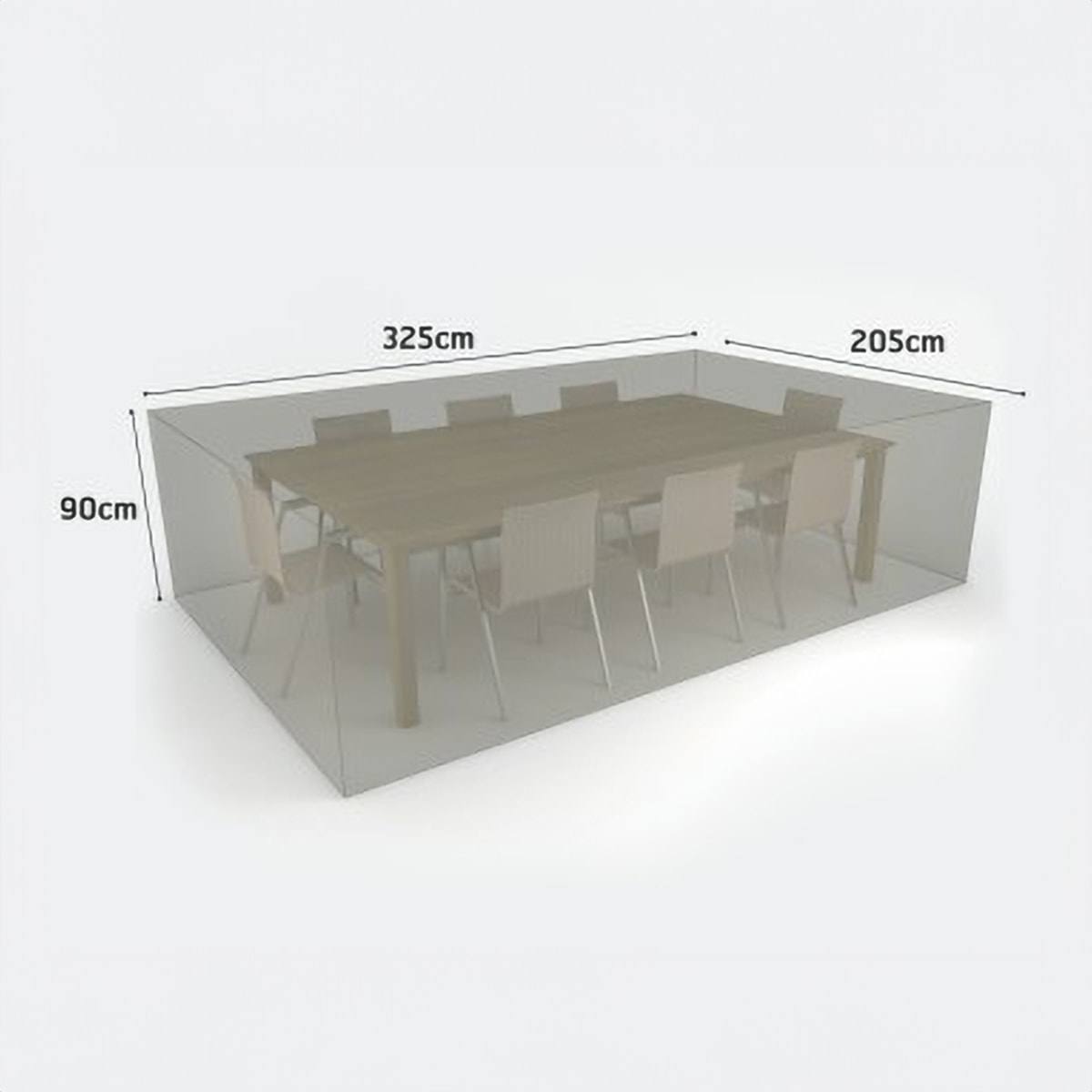 Funda Protectora Mesa Rectangular 325x205x90 Cm