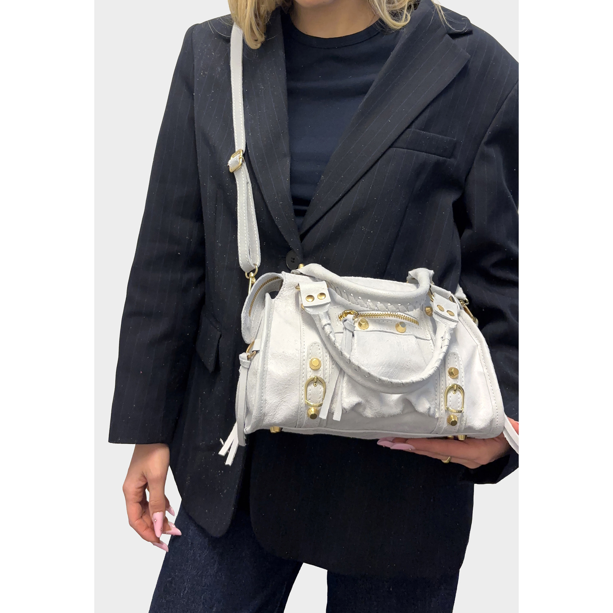 Borsetta a Mano in Vera Pelle Made in Italy