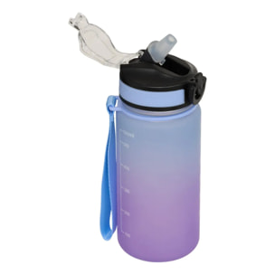 Gourde avec paille 0,6L