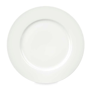 PACK 6 PIATTI PIANI PORCELLANA 27CM