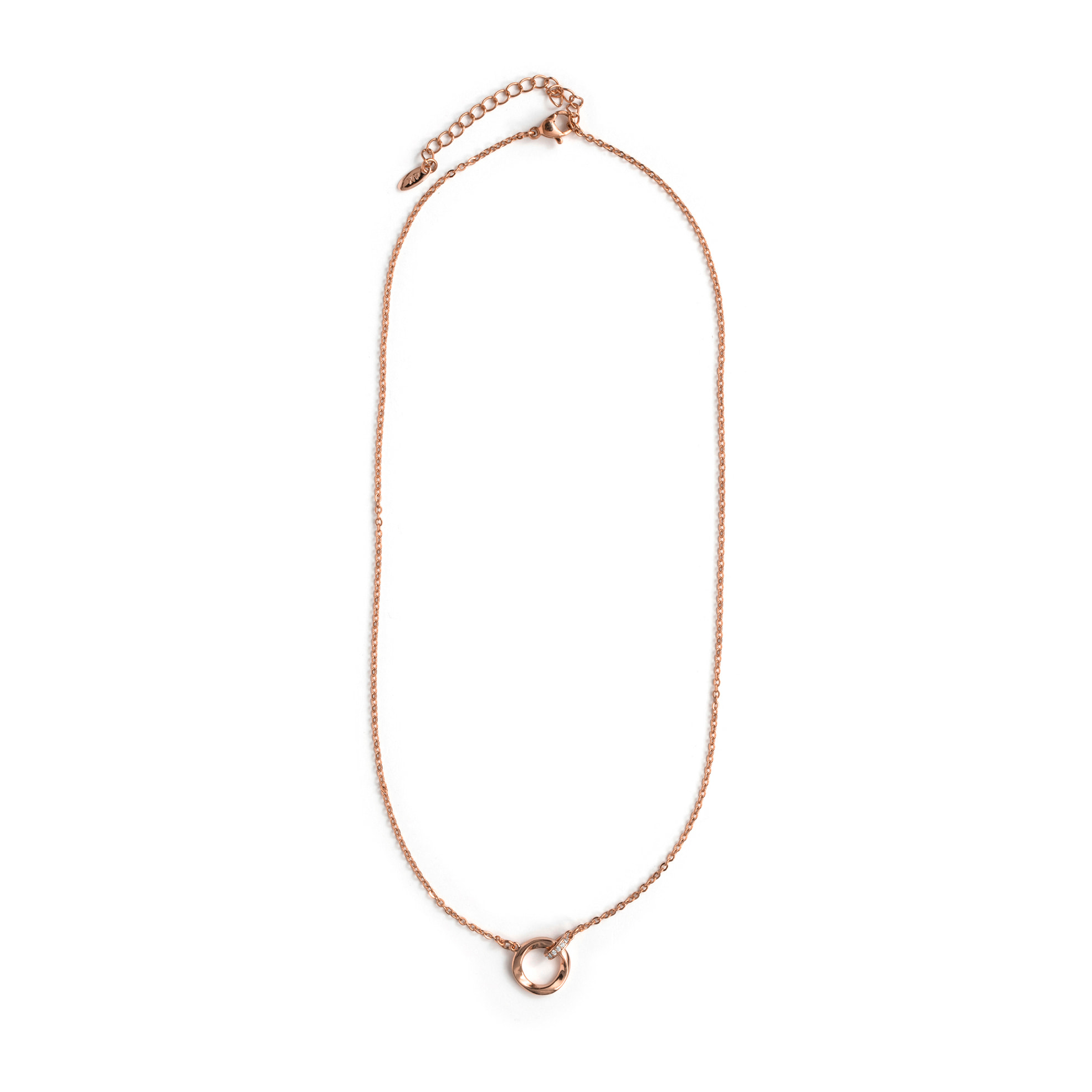 Collar Sarok acabado oro rosa 18k