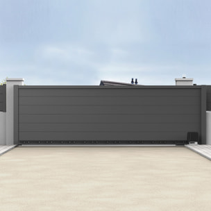 Motorisation connectée avec batterie de secours pour portail coulissant : max 8m/500kg - XC500 - Ex