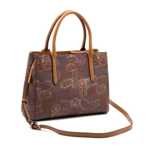 Borsa a spalla  da donna Poliuretano Prodotto alla Moda 30x21x13 cm