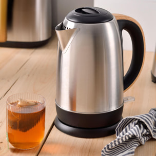 Hervidor Eléctrico de 1,7L 2200W en acero inoxidable