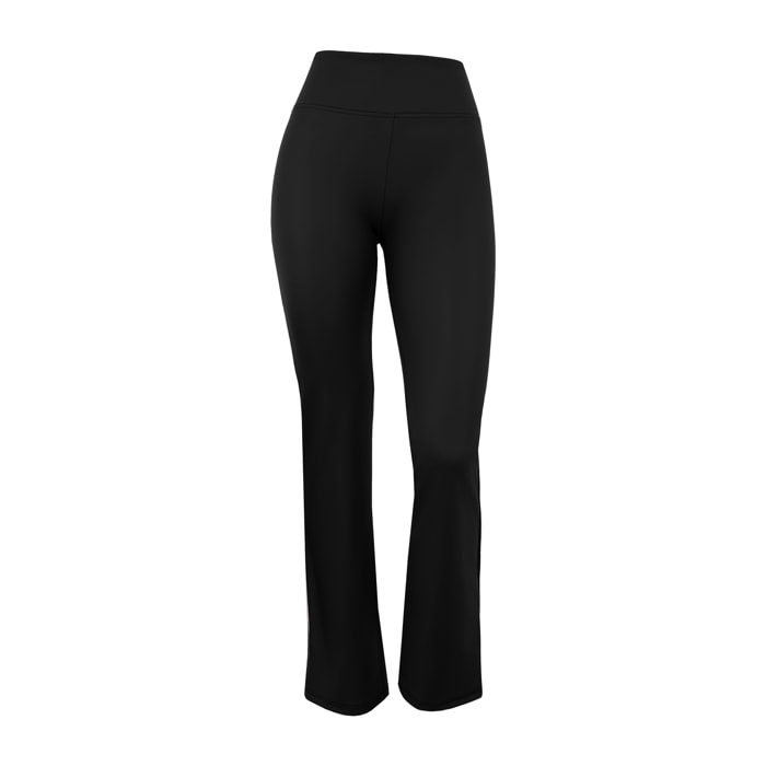 Pantaloni WR.UP bootcut vita alta in in similpelle laminata