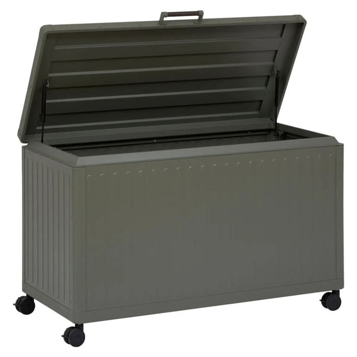 Coffre de rangement Edenio vert laurier 510L