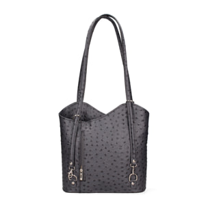 Zaino da donna in vera pelle - Modello Chanel - 28.0 x 25.0 x 9.0 cm