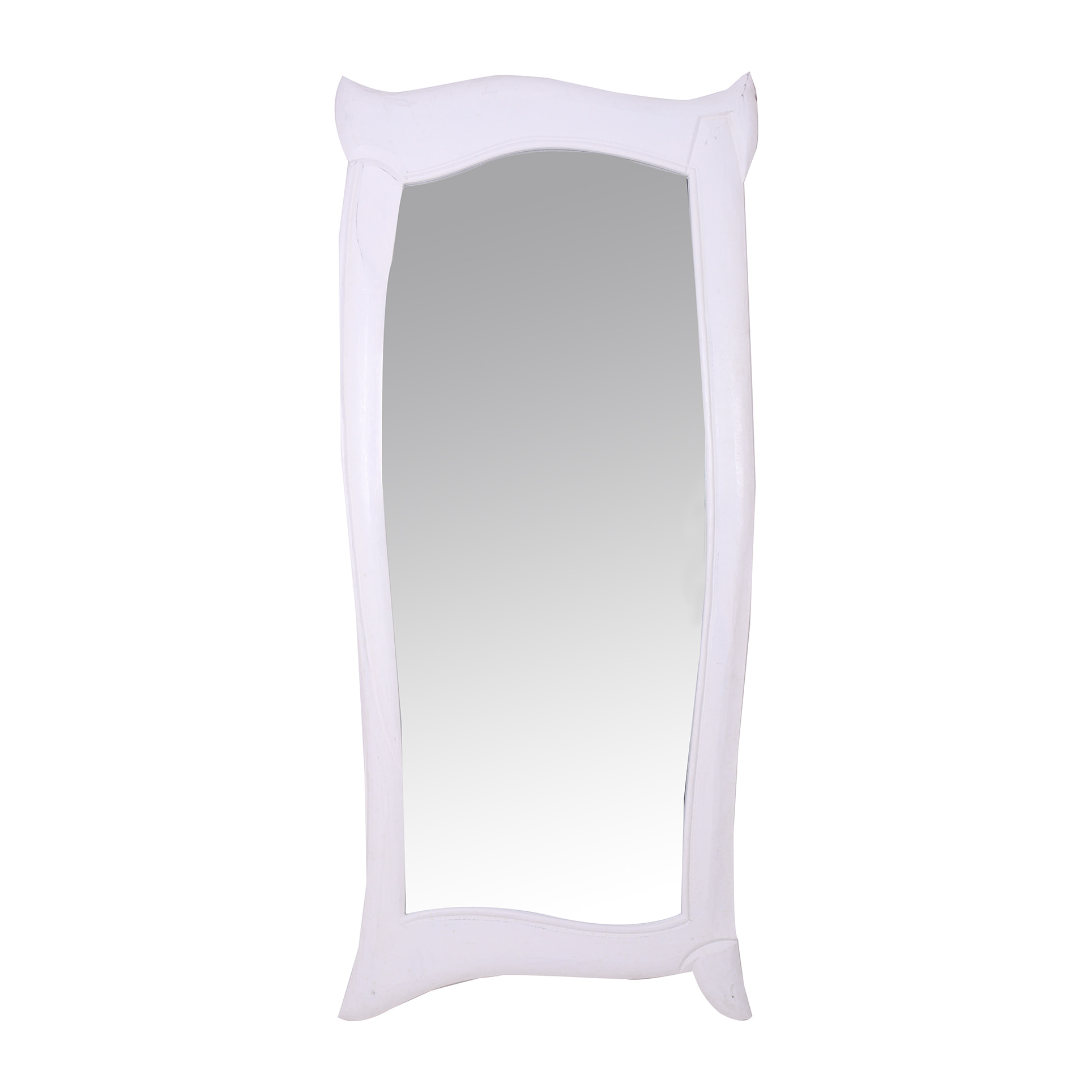 Specchio, Magik Plus, Bianco 180, cornice semplice,perfetto per soggiorni, living e camere da letto