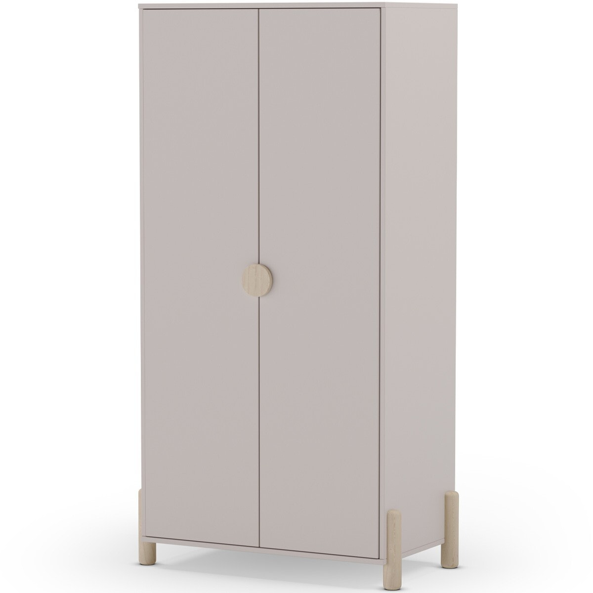 Armoire enfant 2 portes en bois - BASTIEN
