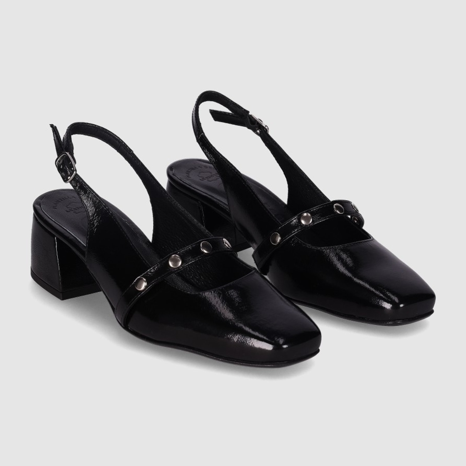 Zapatos - Negro - Tacón: 3 cm