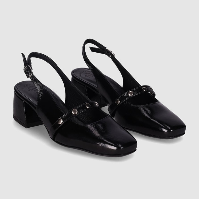 Zapatos - Negro - Tacón: 3 cm