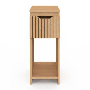 Tables de chevet Faustine avec 1 tiroir - lot de 2