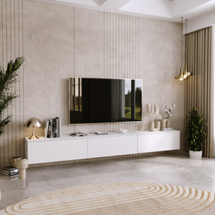 Mobile TV Sospeso Nicole 160 cm Bianco