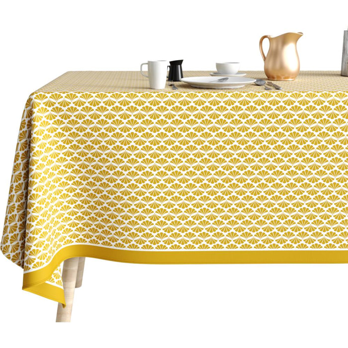 Nappe Coton Palma Ocre Antitache