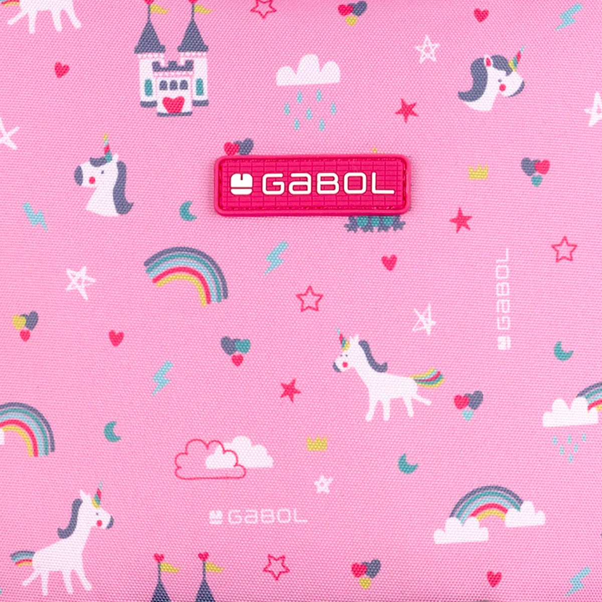Bolso infantil Gabol RAINBOW con unicornio y resistente al agua