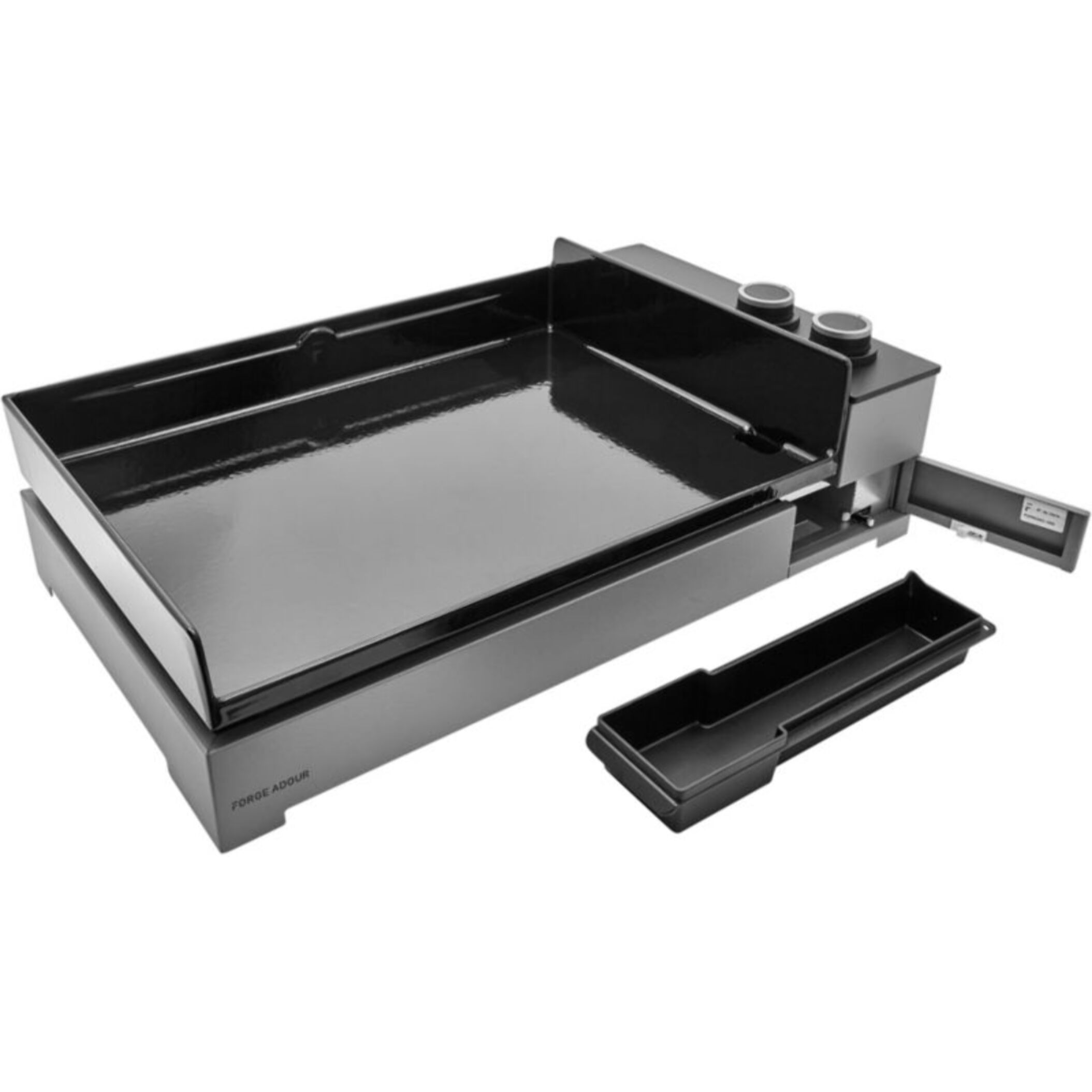 Plancha gaz FORGE ADOUR Premium Acier 60 NG à poser, 58.5x40.5 cm