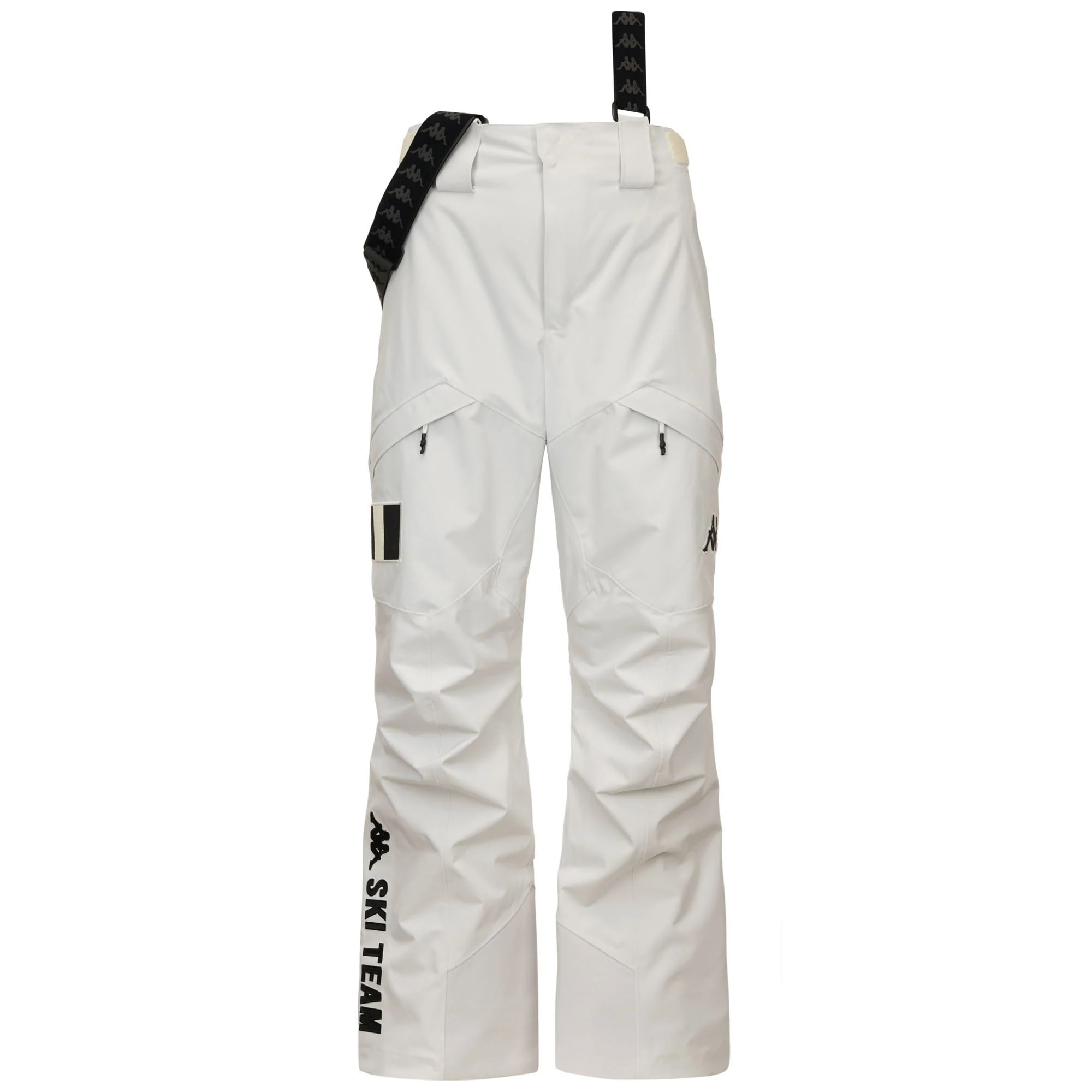 Kappa - Pantaloni Uomo Donna Bianco - 6Cento 622C Premium