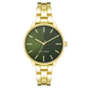 Reloj Nine West NW-2682GNGB Mujer Analogico Cuarzo con Correa de Metal