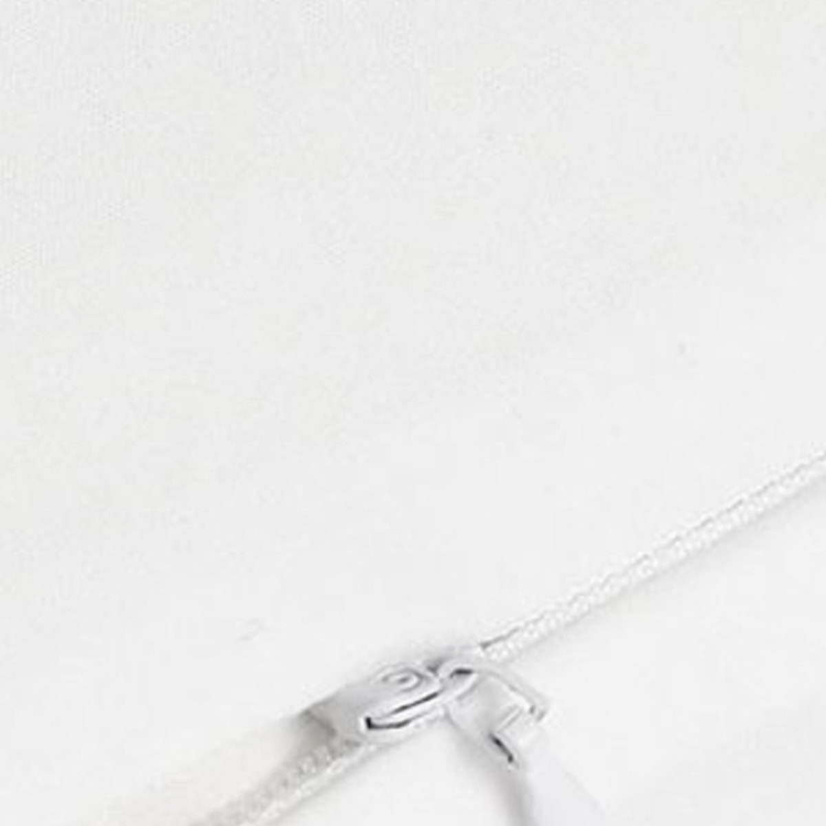 Funda cojín texturizada Fremat color blanco 100% Algodón