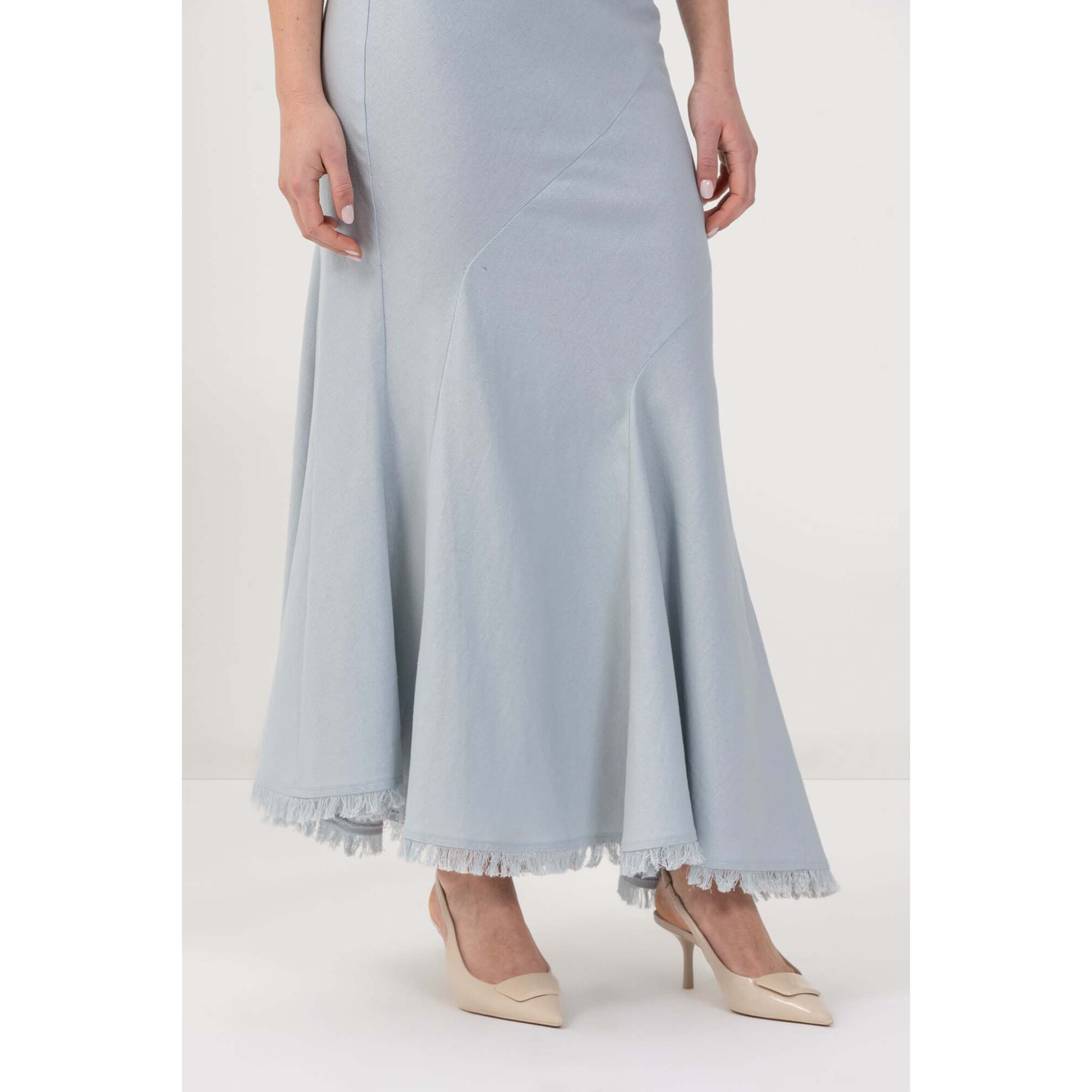 Kocca - Gonna con bordo a frangia Donna