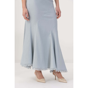 Kocca - Gonna con bordo a frangia Donna