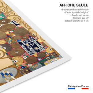 Affiche Accomplissement - Peinture de Gustav Klimt Affiche seule