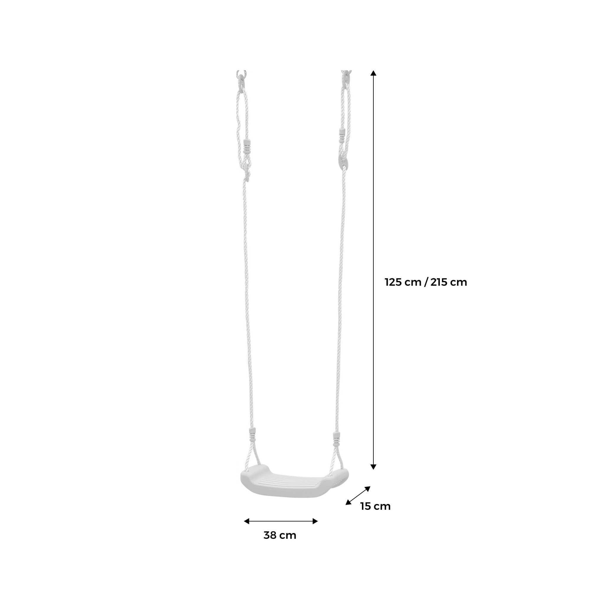 Siège balançoire plastique pour portique BALAGUÈRE